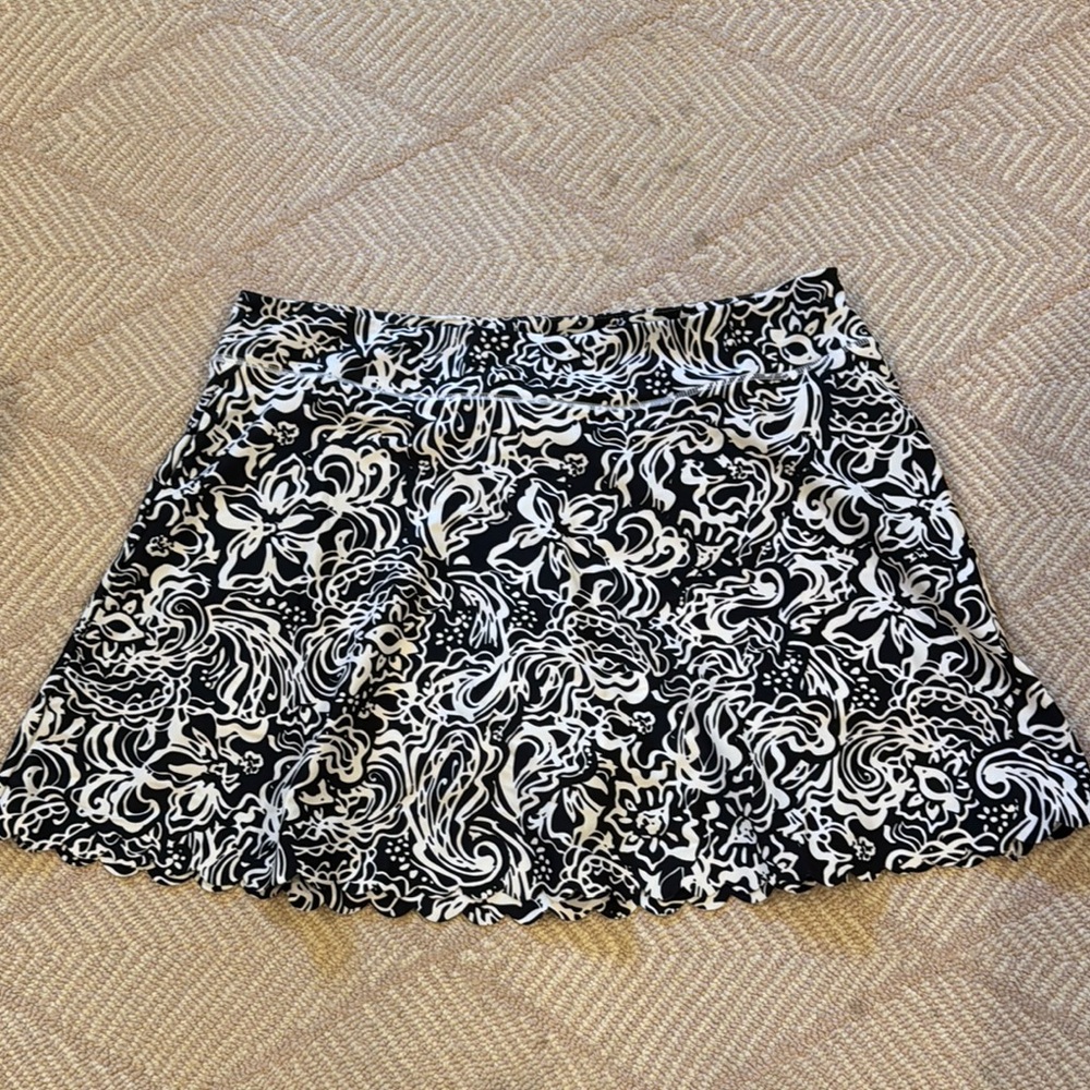 Aryeh Black and White Skort